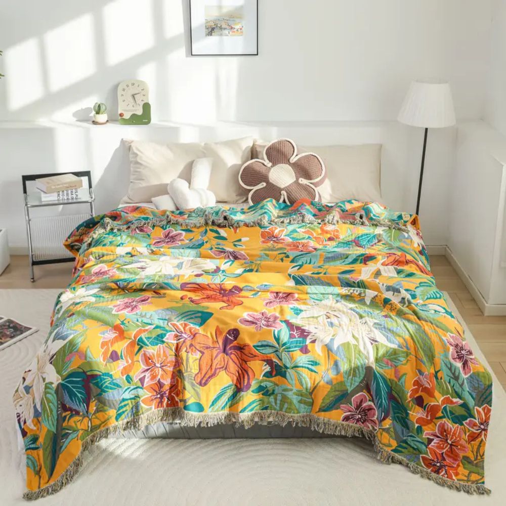 BowLift | Festival Tropics Cotton Blanket