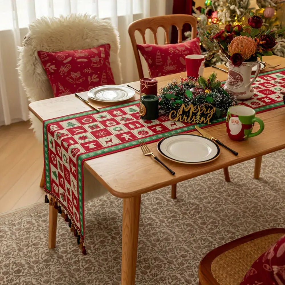 BowLift | Festive Charm Holiday Table Runner