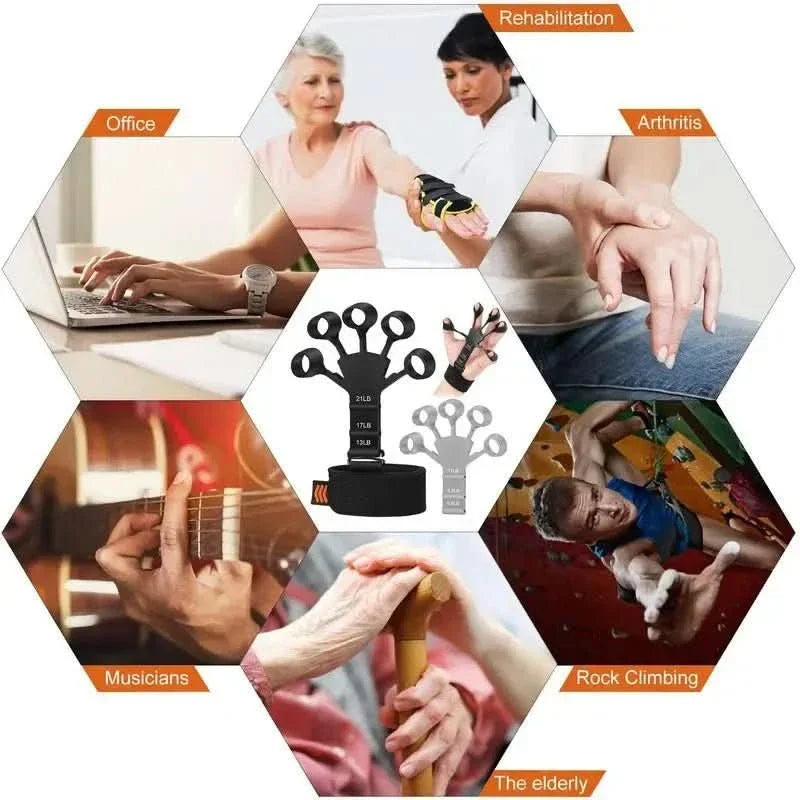 BowLift | Finger & hand trainer with 6 resistance levels for more grip strength & flexibility