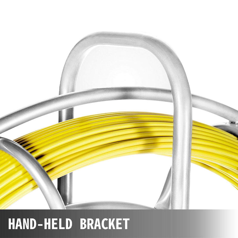 BowLift | Fish Tape Fiberglass Reel Wire Cable Running Rod Pipe Dredge Fish Tape Puller 6mm, Salvage Tool For Wall And Electrical Duct