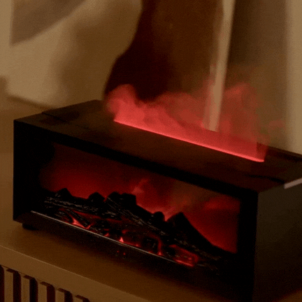 BowLift | FlameMist – Aromatherapy Humidifier with Flame Effect and LED Light