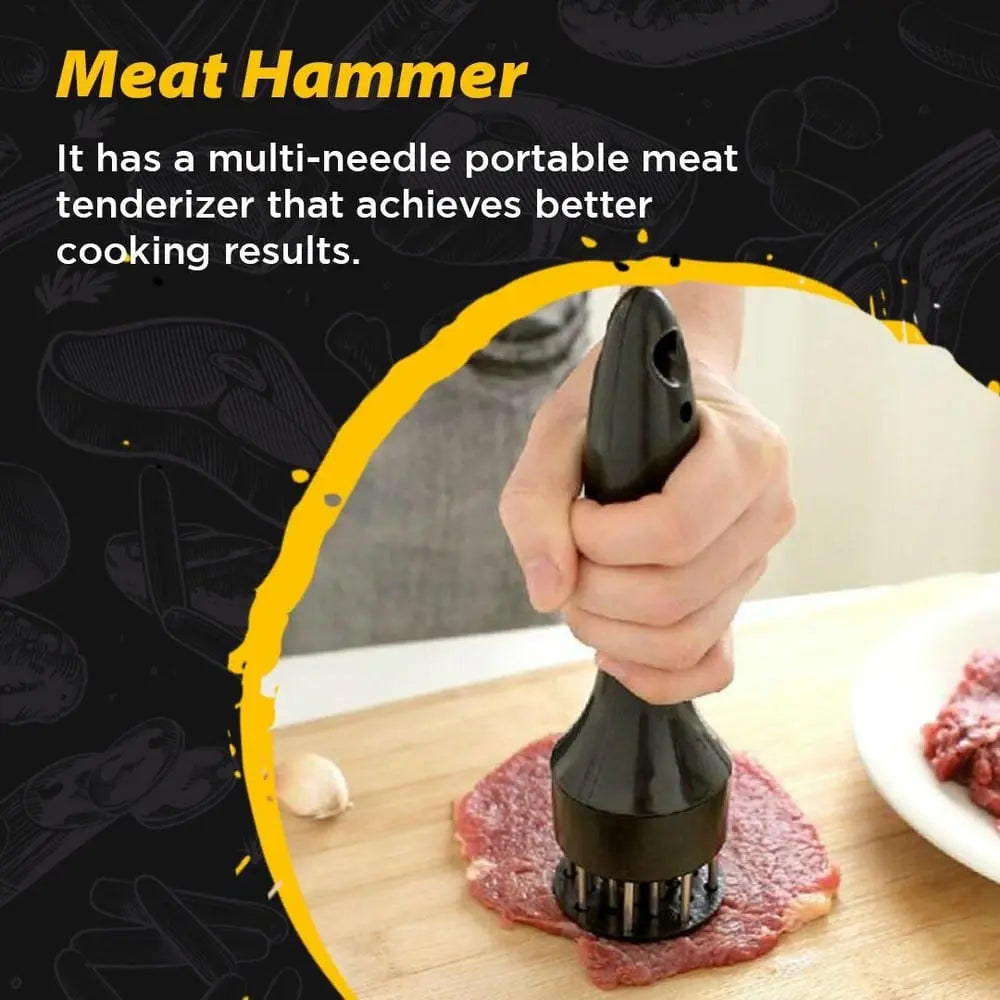 BowLift | Meat Tenderizer – Stainless Steel Needle Blades for more tender and faster cooked meat!