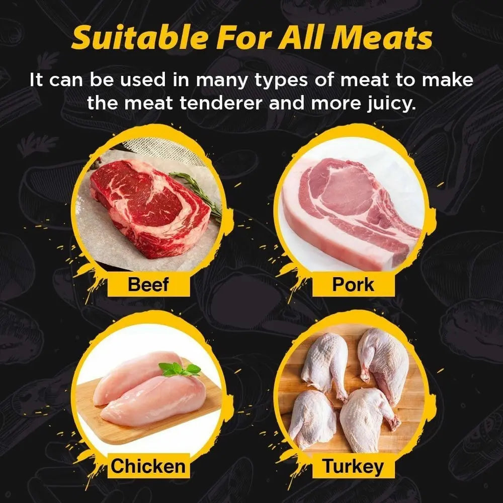 BowLift | Meat Tenderizer – Stainless Steel Needle Blades for more tender and faster cooked meat!