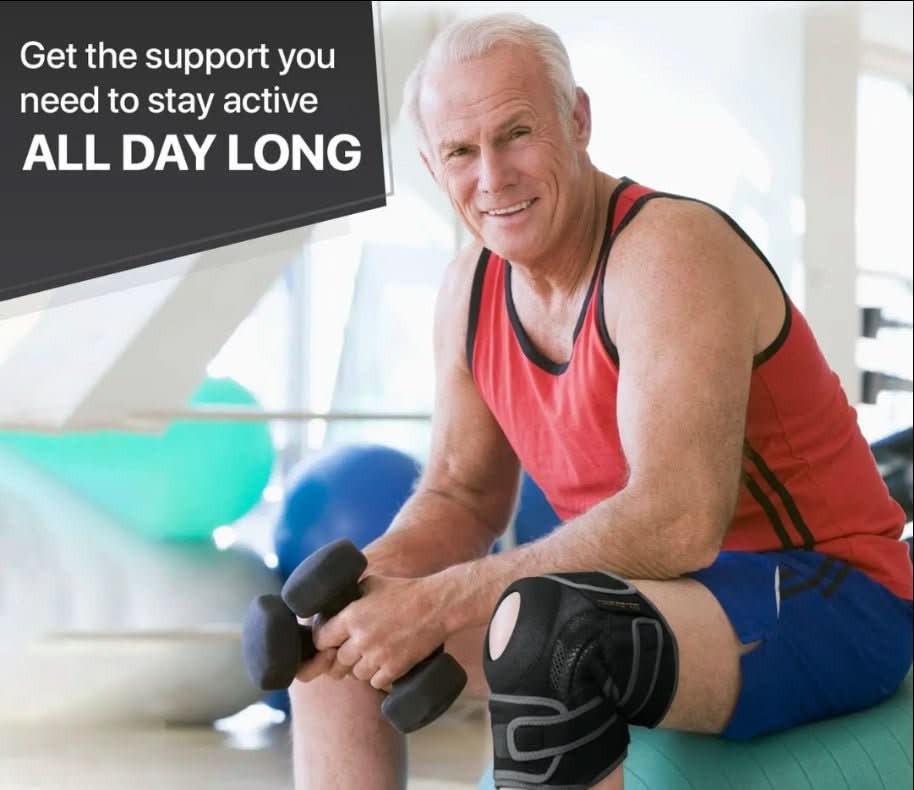 BowLift | Adjustable knee brace with spring support for larger sizes