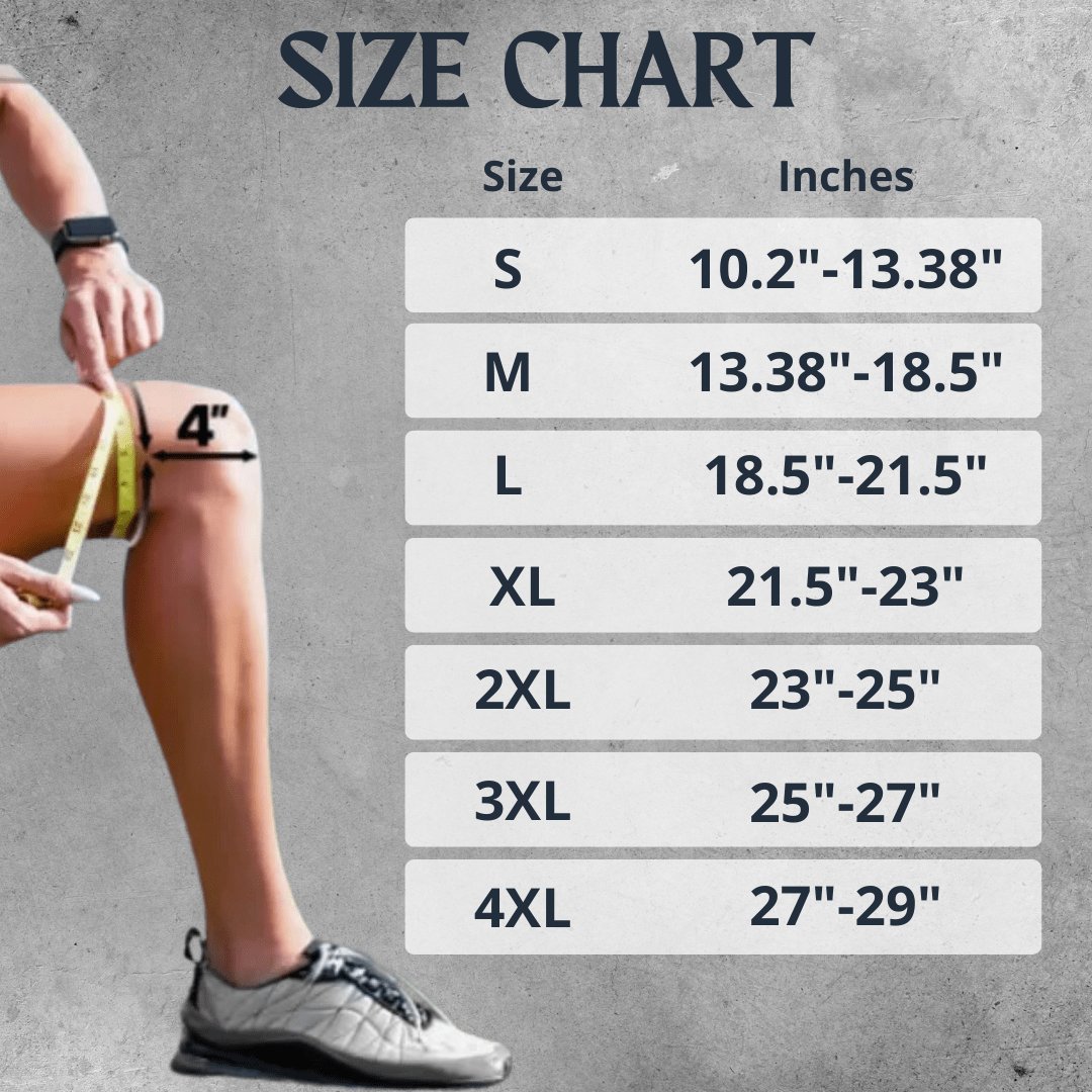 BowLift | Adjustable knee brace with spring support for larger sizes