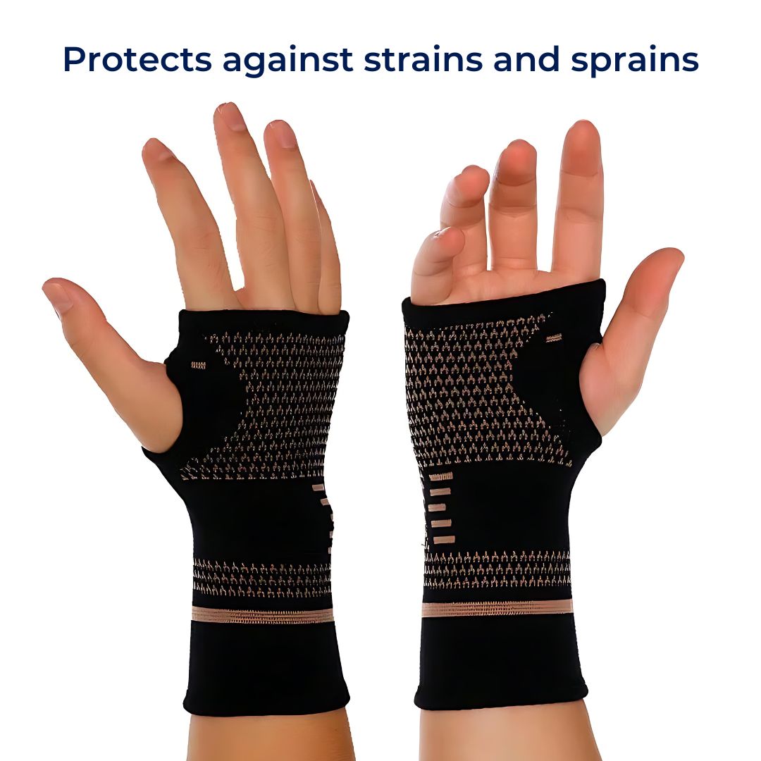 BowLift | FlexSupport Wrist Brace with Heat Pad for Back Pain – Breathable Support for Injuries, Chronic Pain & Post-Surgery Recovery