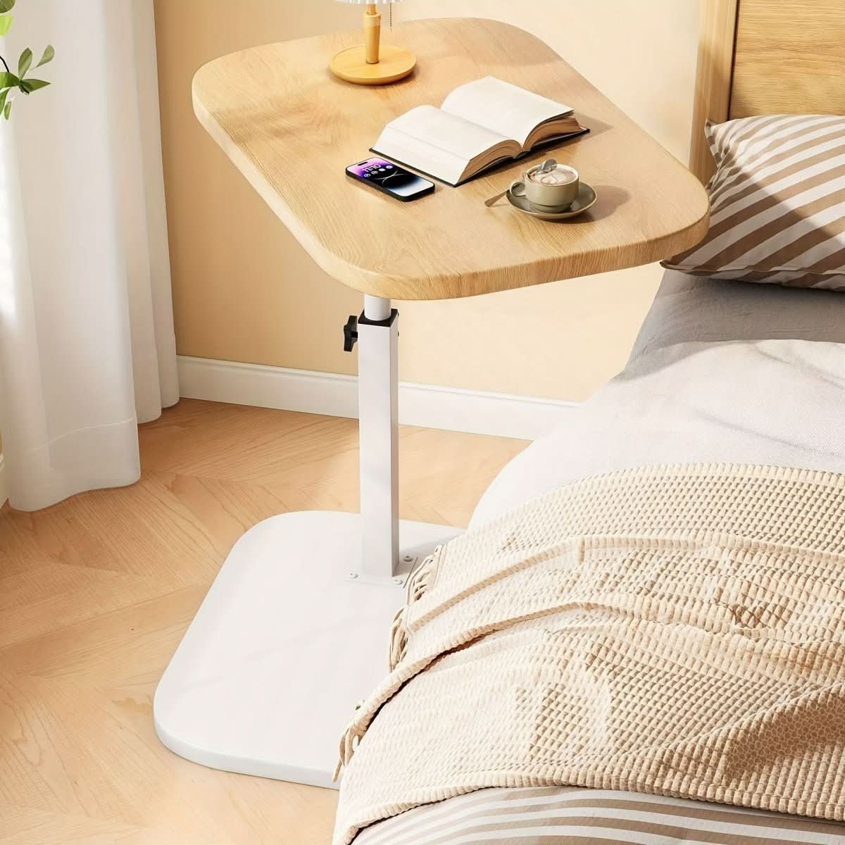 BowLift | Adjustable Side Table for Sofa & Bed