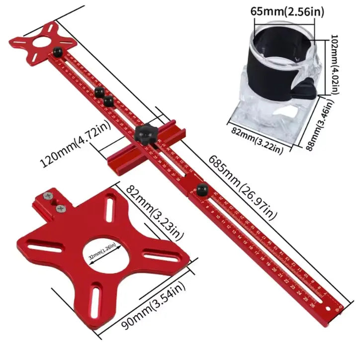 BowLift | Milling template for precise woodworking