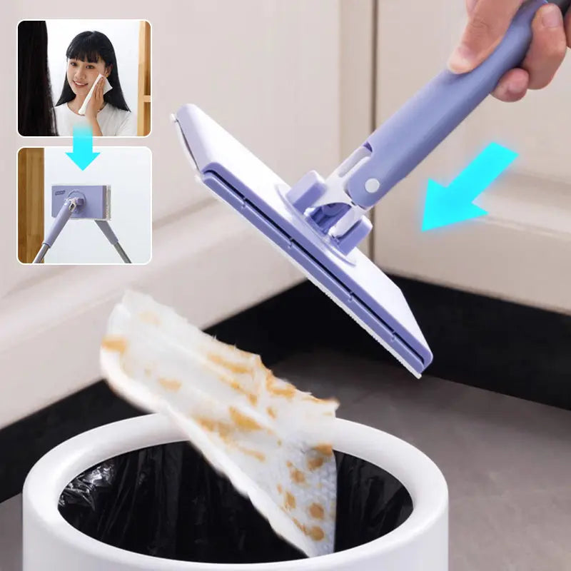 BowLift | Hands-free Cleaning Mop for Wet Wipes – Clean Without Bending