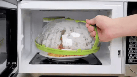 BowLift | Handy Microwave Cover | Locks in Moisture, Safe Handle & Versatile for Home, Dorms, and Apartments