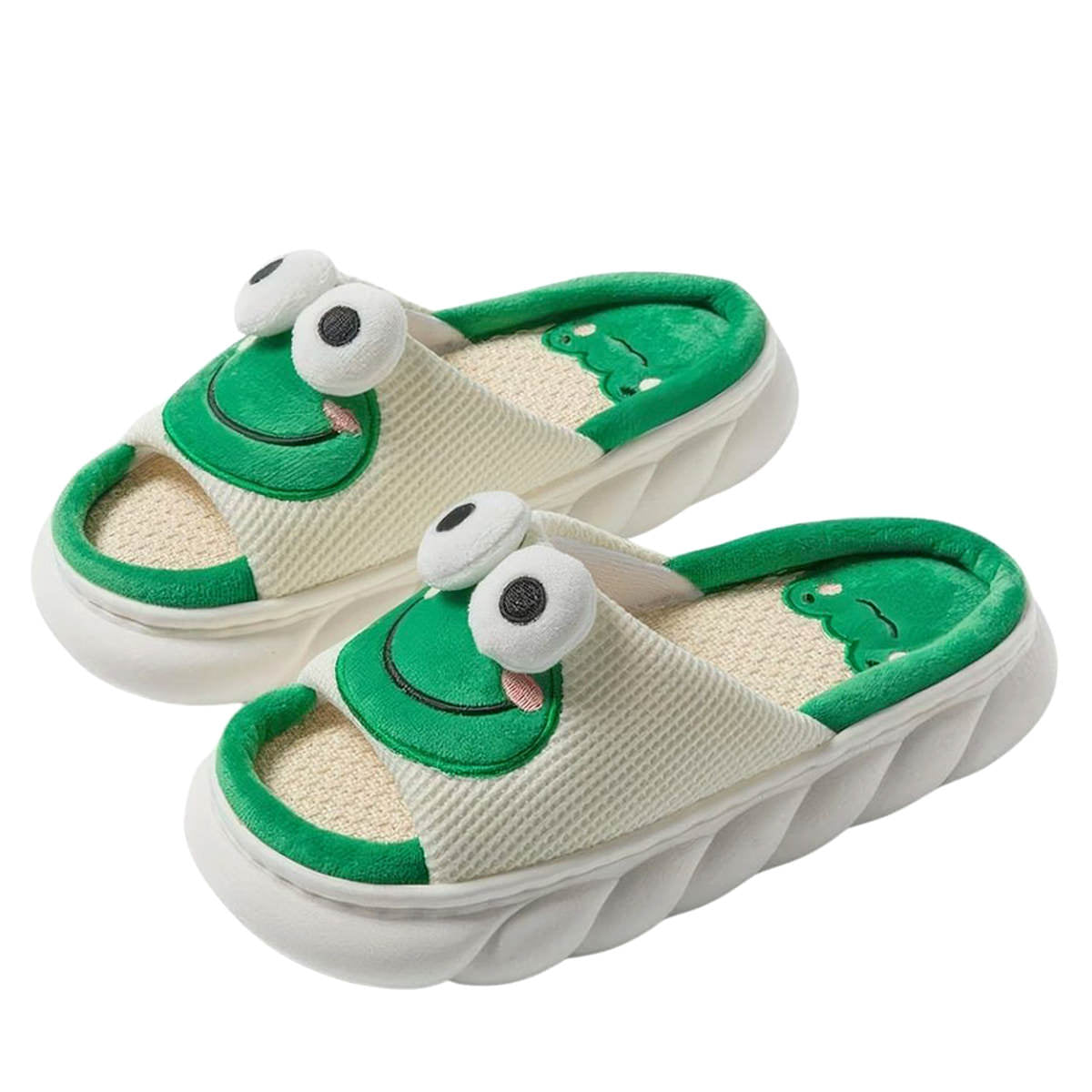 BowLift | 3D Eye Frog Slippers
