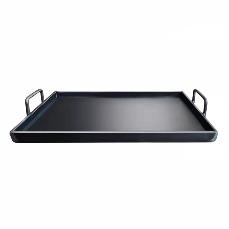 BowLift | Fried Baking Pan 50*30cm Iron Plate Household Grilled Sausage Starch Sausage Special Pot Grilled Sausage Machine Stall Commercial Grilled Meat Grilled Squid Grill