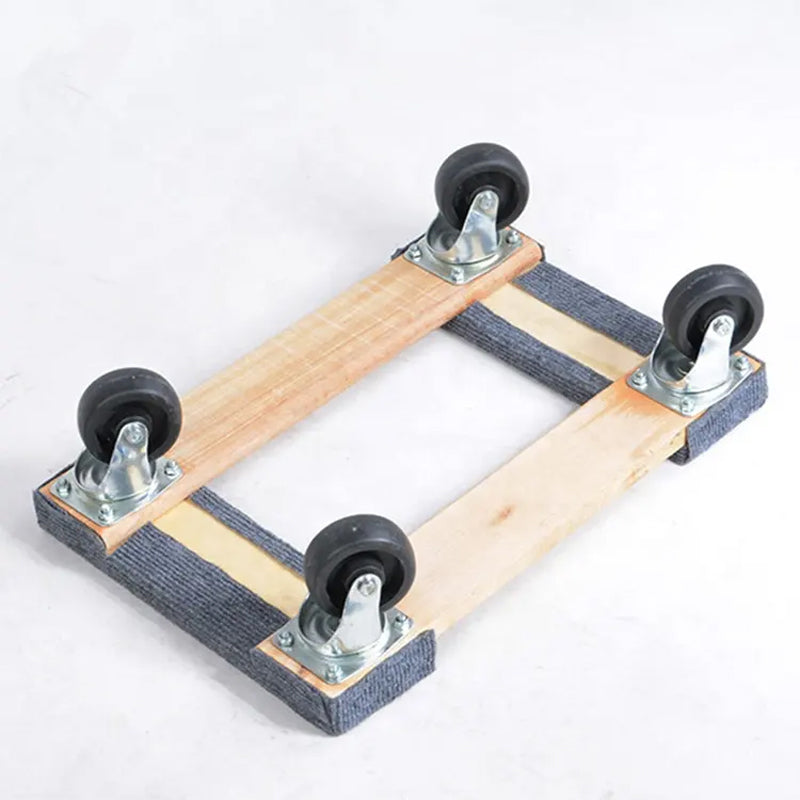 BowLift | 18" x 30" Furniture & Appliance Carpeted Wooden Moving Dolly Platform Moving Dolly For Moving Furniture And Equipment