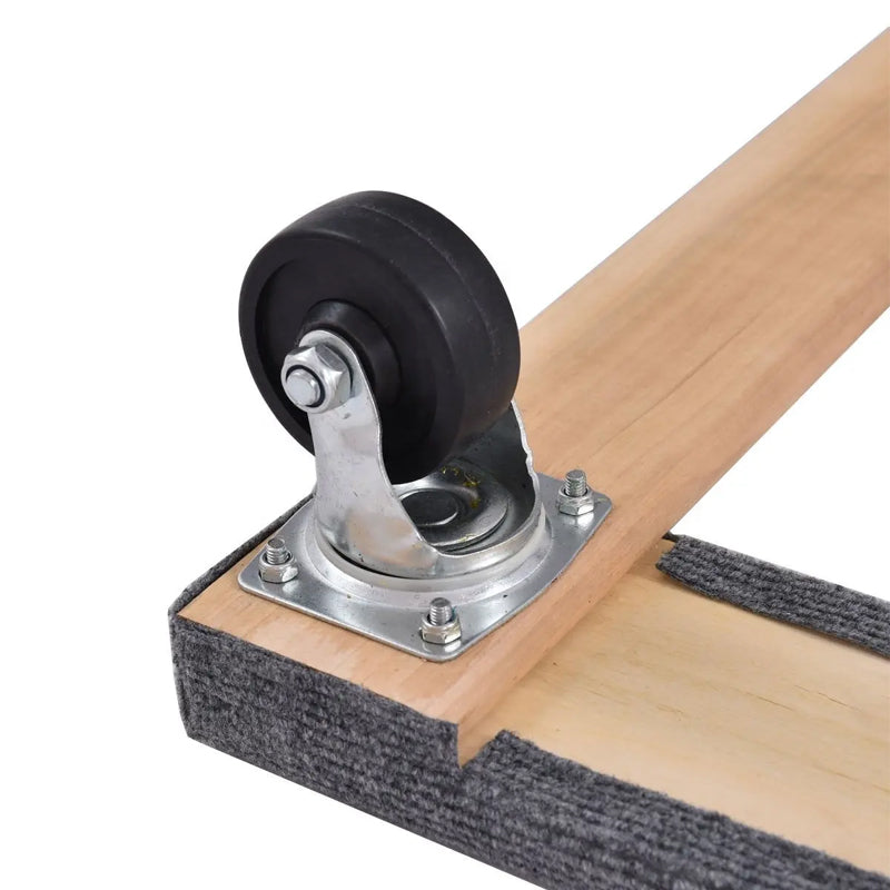 BowLift | 18" x 30" Furniture & Appliance Carpeted Wooden Moving Dolly Platform Moving Dolly For Moving Furniture And Equipment