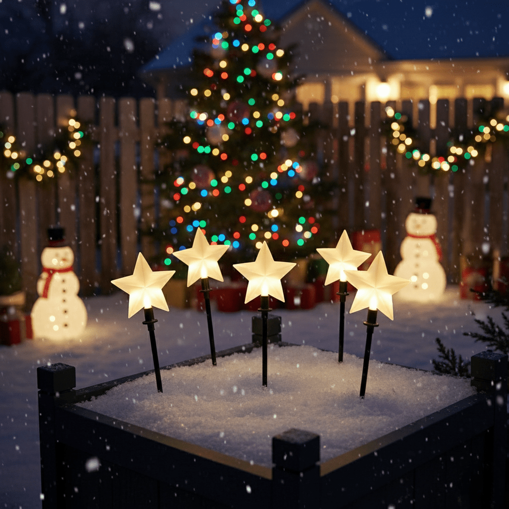BowLift | Decorative LED Pathway Lights for Christmas Gardens