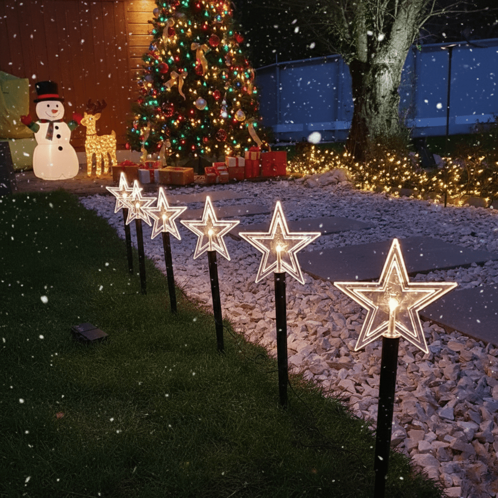 BowLift | Decorative LED Pathway Lights for Christmas Gardens