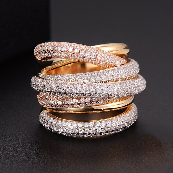 BowLift | Monaco Design Luxury Statement Stackable Ring For Women