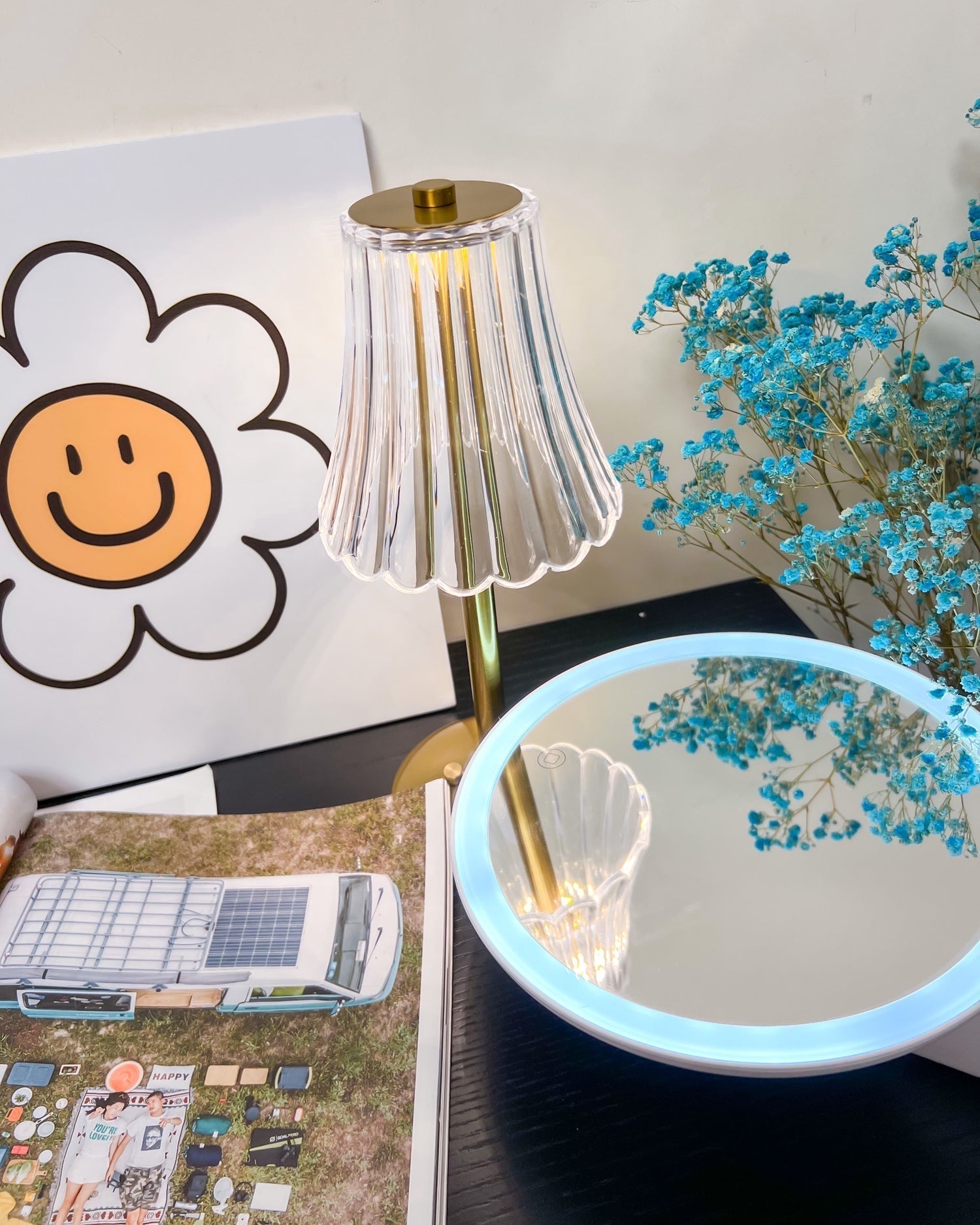 BowLift | RadiantGold – Elegant Portable Table Lamp