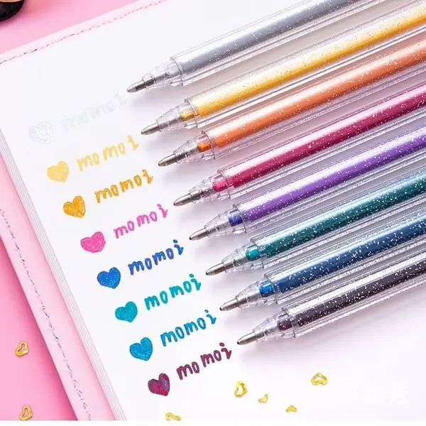 BowLift | Glitter Gel Pen Set – Perfect for Bullet Journals & Creative Designs