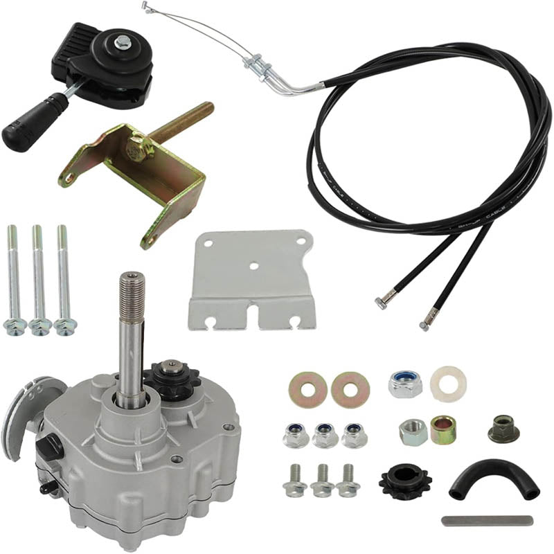 BowLift | Go Kart Forward Reverse Gear Box Kit for 2HP-13HP Engine 30 Series 2300rpm Torque Converter 35 Chain 12T and 40/41 Chain