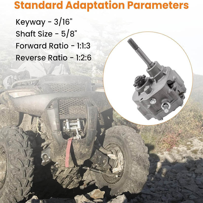 BowLift | Go Kart Forward Reverse Gear box for 2HP - 13HP Engine 4 Stroke Only Works with 30 Series Torque Converter 3 Shift Modes