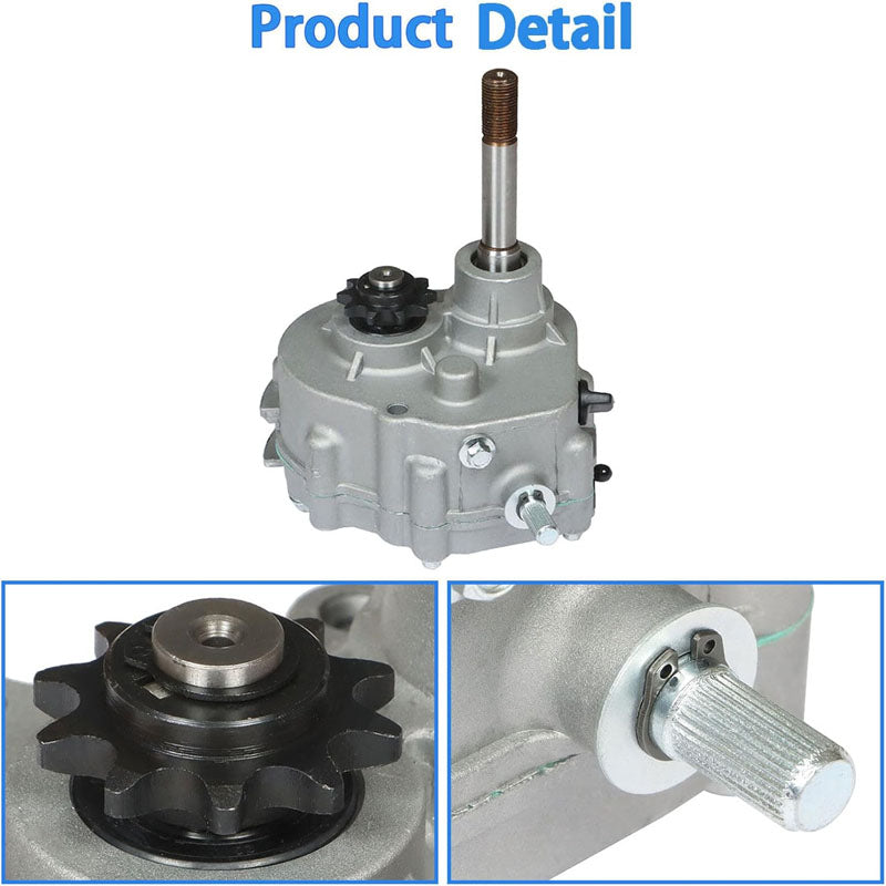 BowLift | Go Kart Forward Reverse Gearbox Kit Replacement for 2HP-13HP Engine 4 Stroke 30 Series Torque Converter 35 Chain Go Karts Accessories