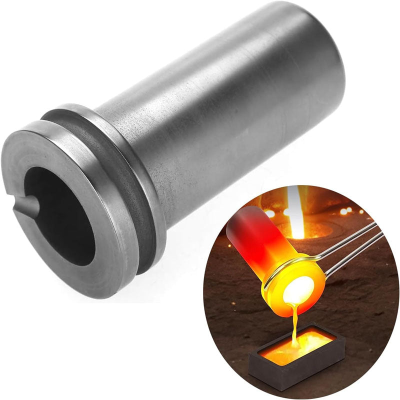 BowLift | 1kg Graphite Crucible High Purity Melting Gold Silver Copper Furnace Casting Mould Melt Jewelry Casting Tools
