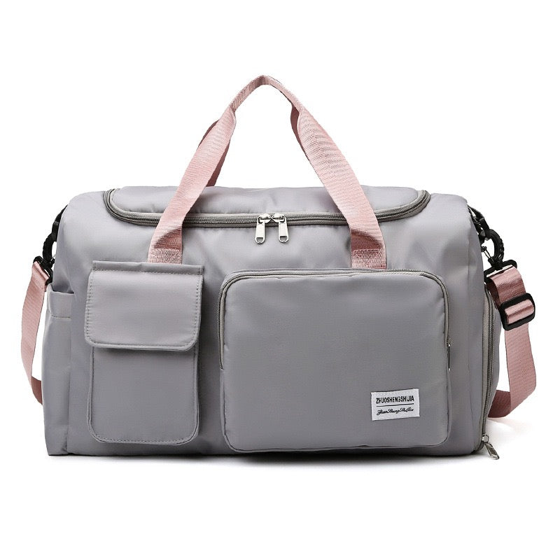 BowLift | Multi-Pocket Travel Bag, Sports and Gym Duffle with Separate Shoe Compartment
