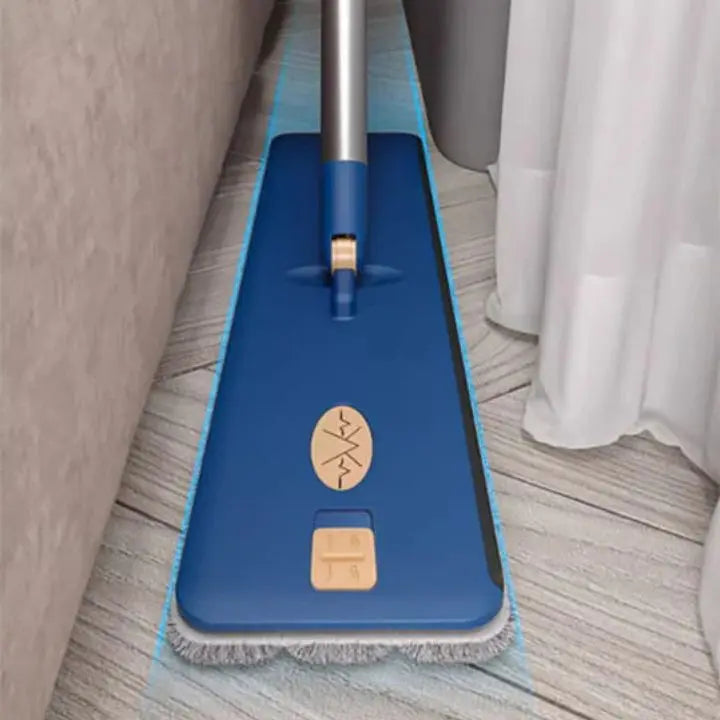 BowLift | Large Flat Mop with 360° Redation and Self-Drainage