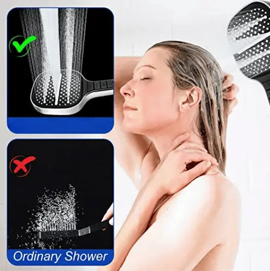 BowLift | Large High-Pressure Shower Head – Spa-like Relaxation at Home