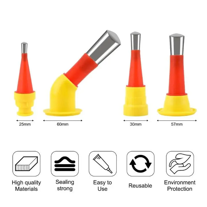 BowLift | Rubber Nozzle Tool Set – Precise Sealing for Kitchen & Bath