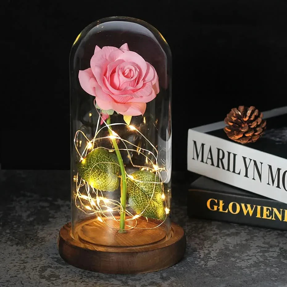 BowLift | Eternal Rose in Glass Dome with LED Lights