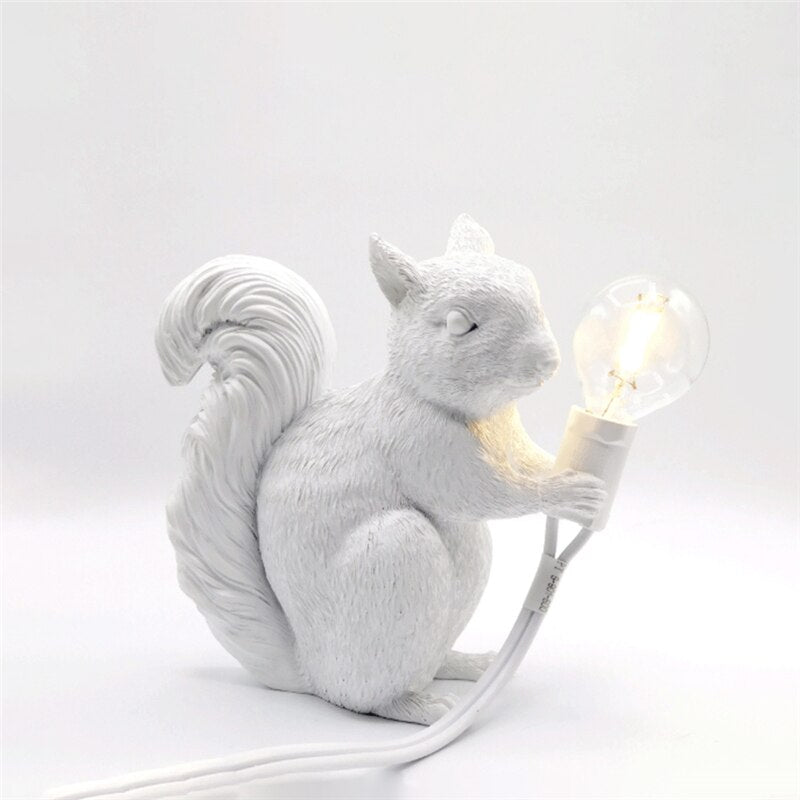 BowLift | SquirrelBright Nordic Squirrel Table Lamp | Designer Decor | LED Mood Light | Perfect for Home
