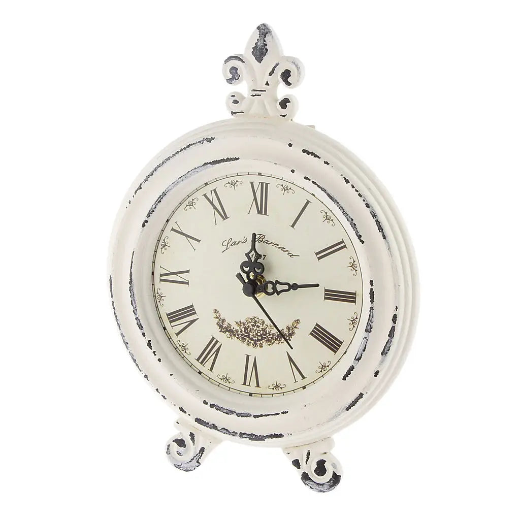 BowLift | Vintage Wooden Style Table Clock with Alarm