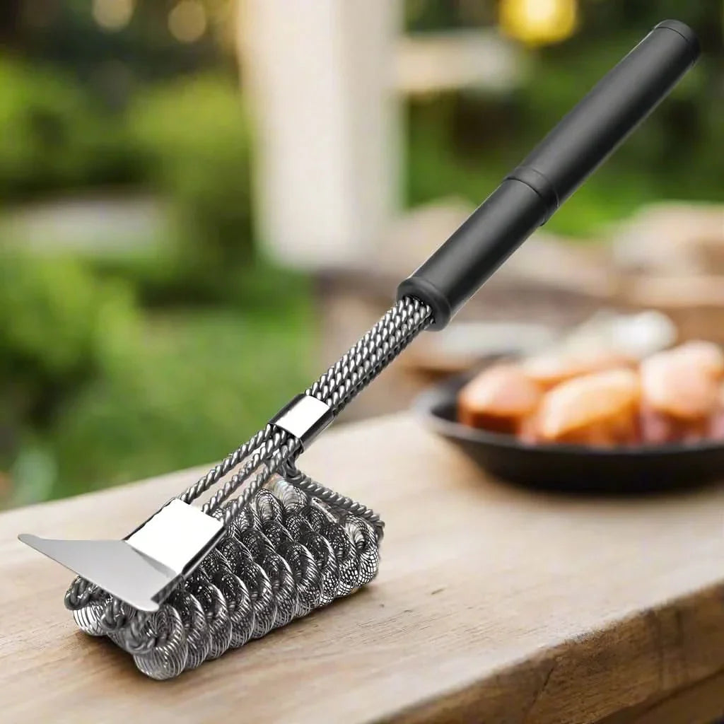 BowLift | GrillMaster Bristle-Free Brush – Safe & effective for all grill grates