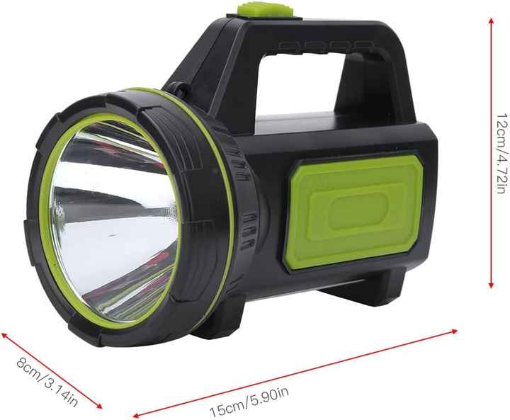 BowLift | LED flashlight with side spotlight – Portable work light for camping and emergencies