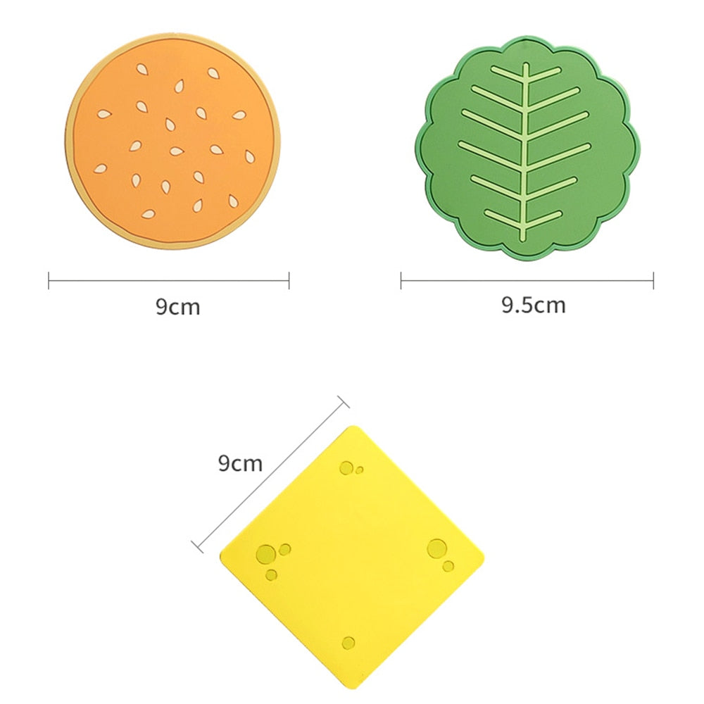 BowLift | Burger Coaster Decor Set