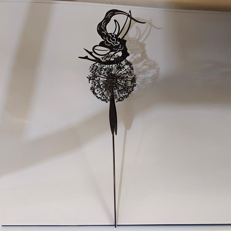 BowLift | Fairies and Dandelions Dancing Together Sculpture for Outdoor Garden