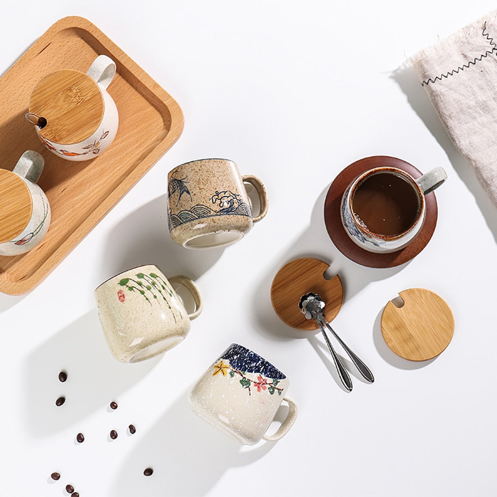 BowLift | Japanese Retro Handmade Ceramic Cups