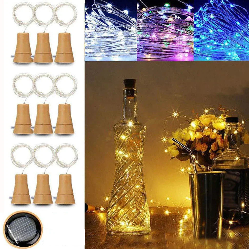 BowLift | Solar-Powered Bottle Cork String Lights