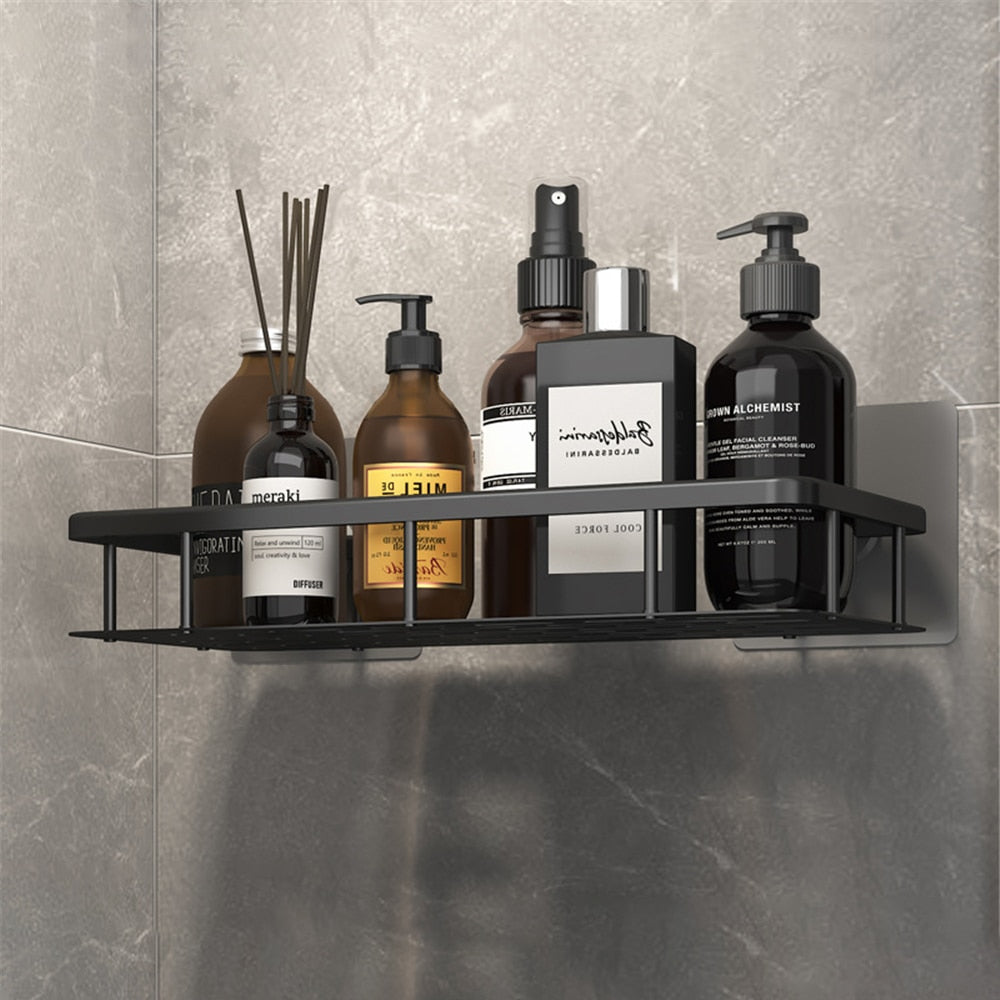 BowLift | Bathroom shelves corner shelf without drilling shower shelf holder