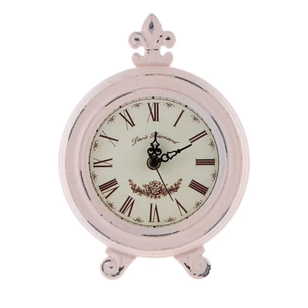 BowLift | Vintage Wooden Style Table Clock with Alarm