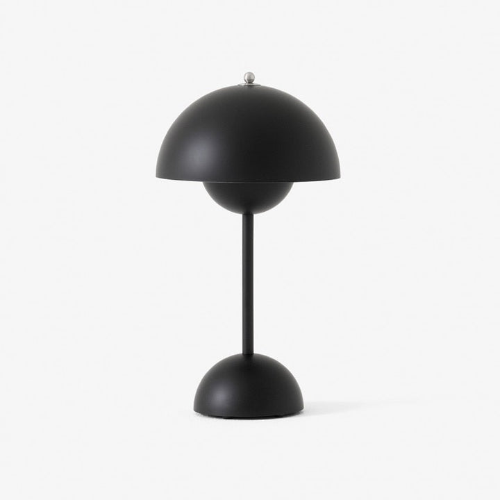 BowLift | Minimalist Flowerpot Table Lamp - Rechargeable Bedside Lamp & Cordless Design Mushroom Shaped Lamps