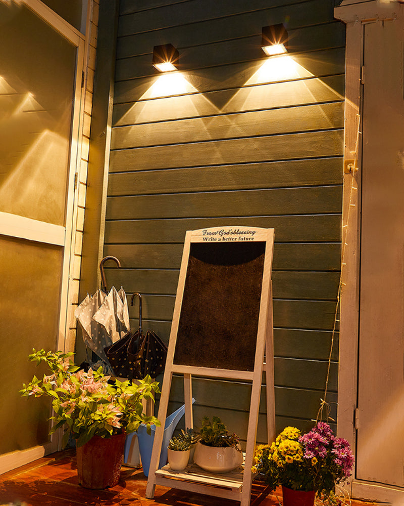 BowLift | GlowBeam – Elegant Outdoor Wall Lamp for Mood Lighting