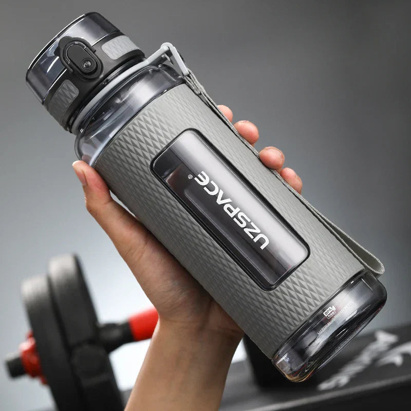 BowLift | UZSPACE Sport Water Bottles, BPA-free, portable, impact-resistant, leak-proof, large capacity, fitness water kettle, Tritan plastic drinking bottle