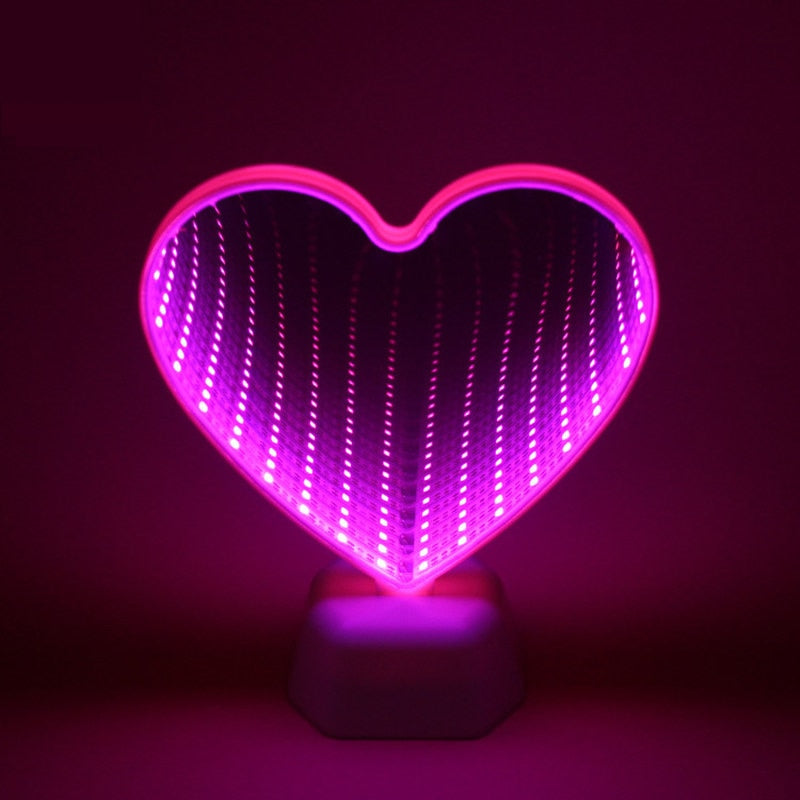 BowLift | Heart Mirror LED Night Lamp