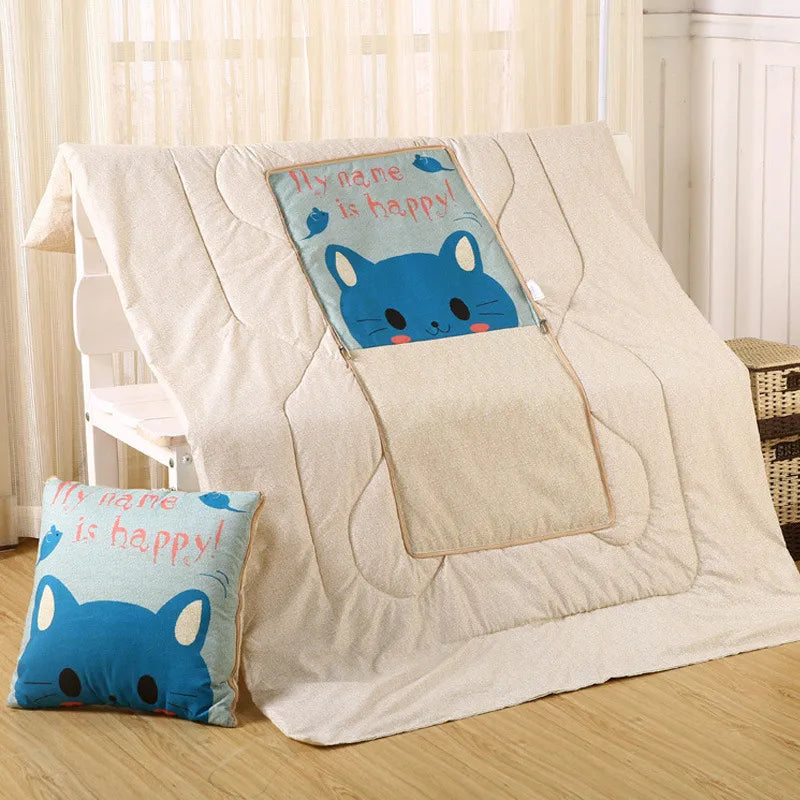 BowLift | Cozy Convertible Pillow Quilt Combo Blanket