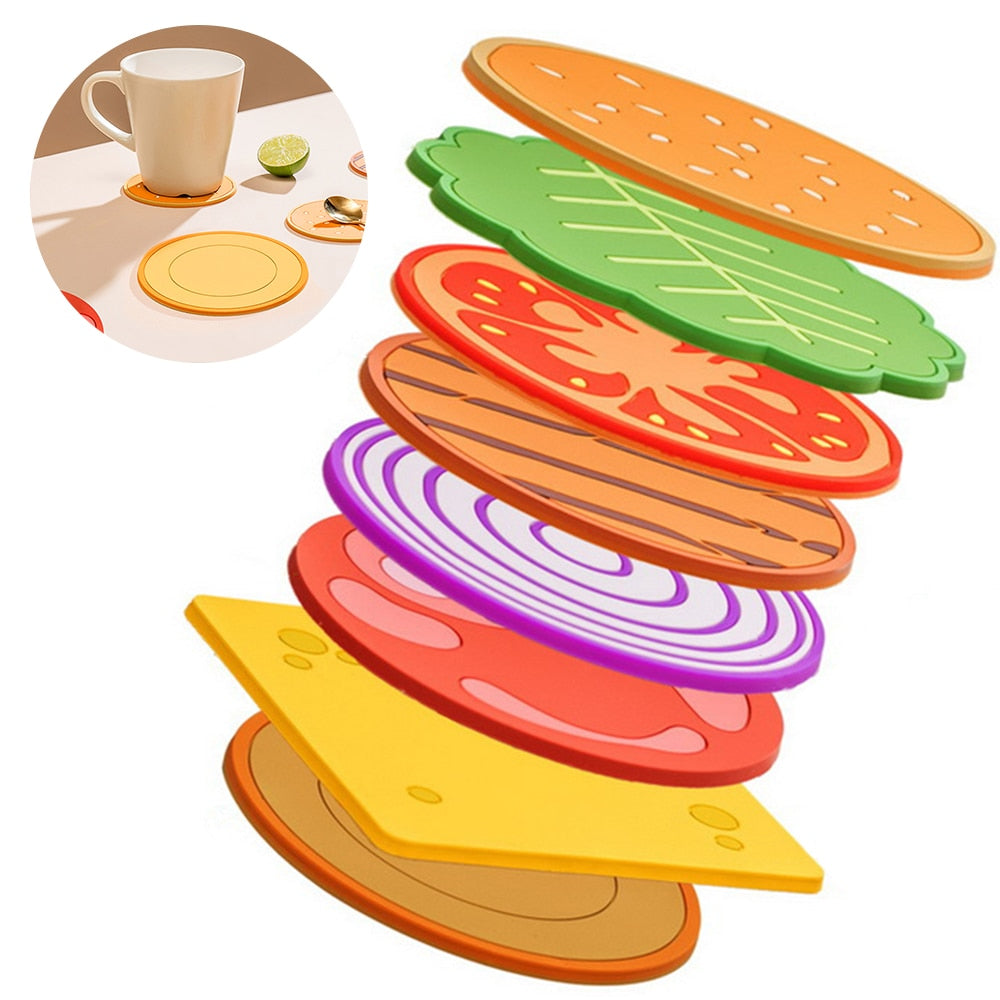 BowLift | Burger Coaster Decor Set