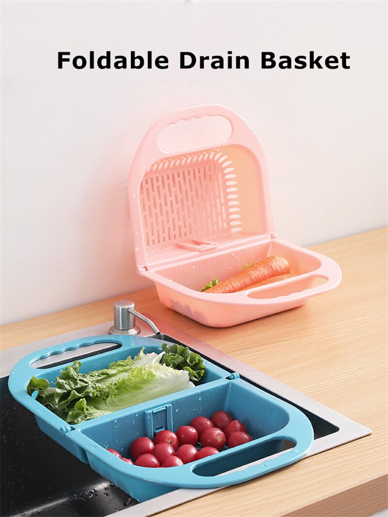 BowLift | Collapsible Fruit Vegetable Drain Basket