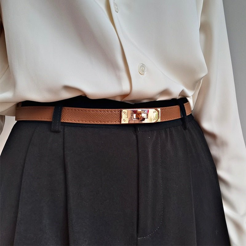 BowLift | adjustable women's leather belt